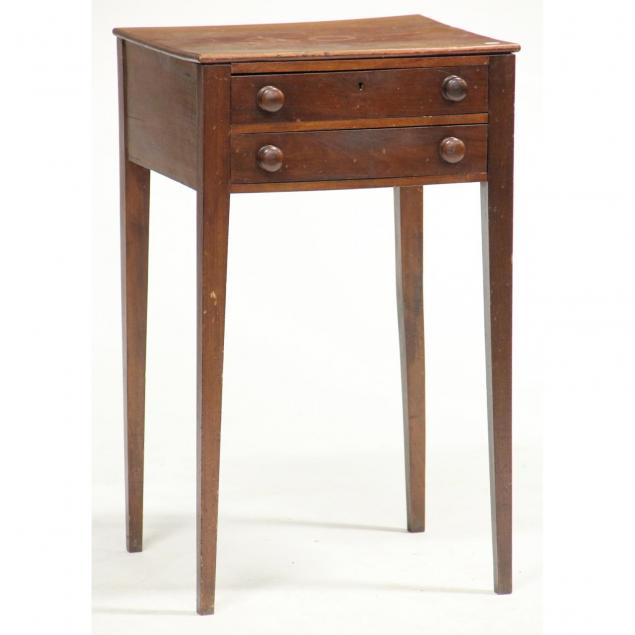 american-hepplewhite-mahogany-two-drawer-stand