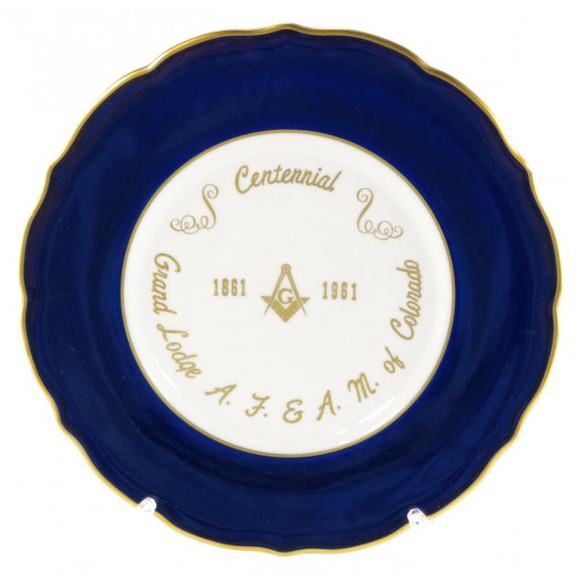 centennial-grand-lodge-masonic-porcelain-plate