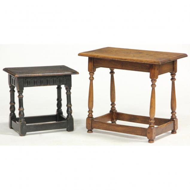 two-william-and-mary-revival-stools