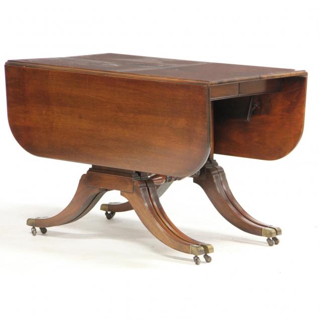 drop-leaf-mahogany-dining-table