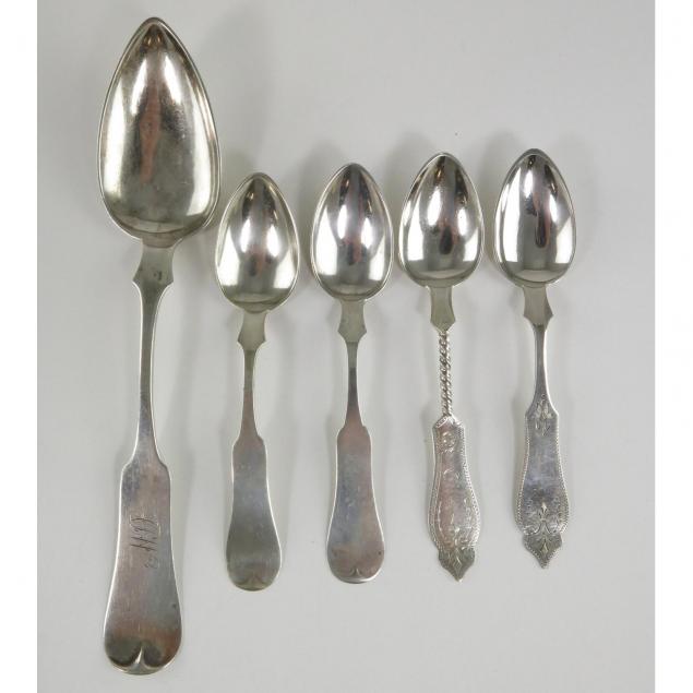five-cincinnati-coin-silver-spoons