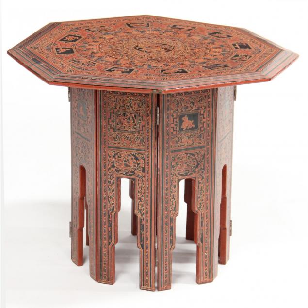 asian-lacquered-octagonal-table