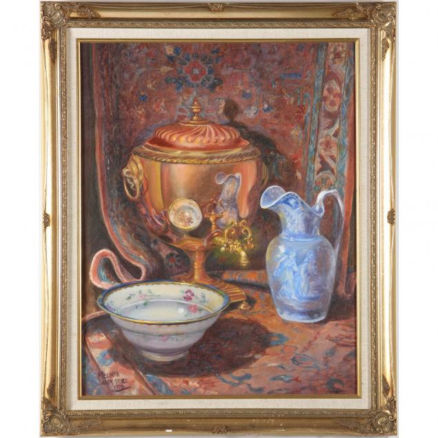 melinda-gandy-storck-american-20th-century-still-life-with-samovar