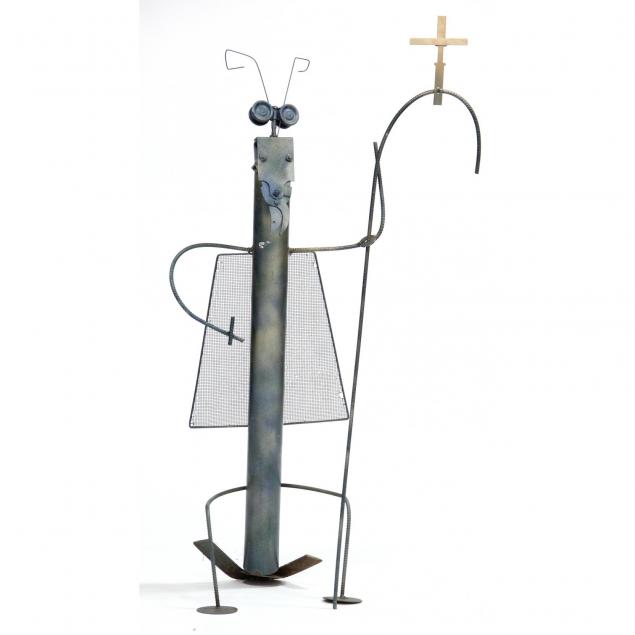 Contemporary Garden Sculpture of a Praying Mantis (Lot 113 - Saturday ...