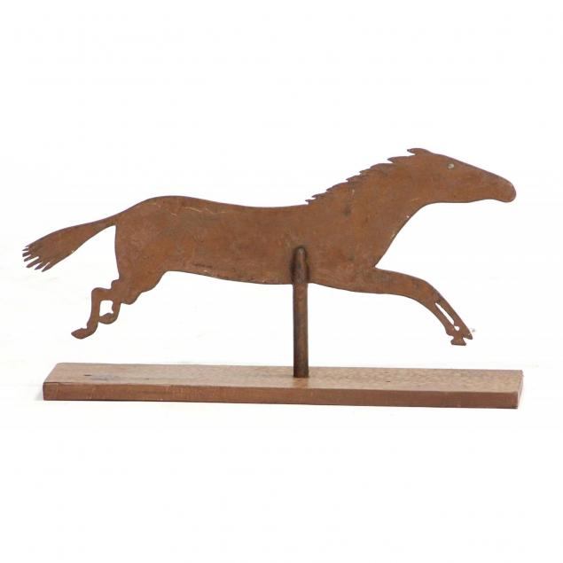 antique-style-painted-running-horse-weathervane