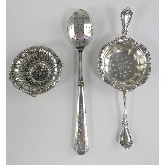 three-american-sterling-silver-tea-strainers
