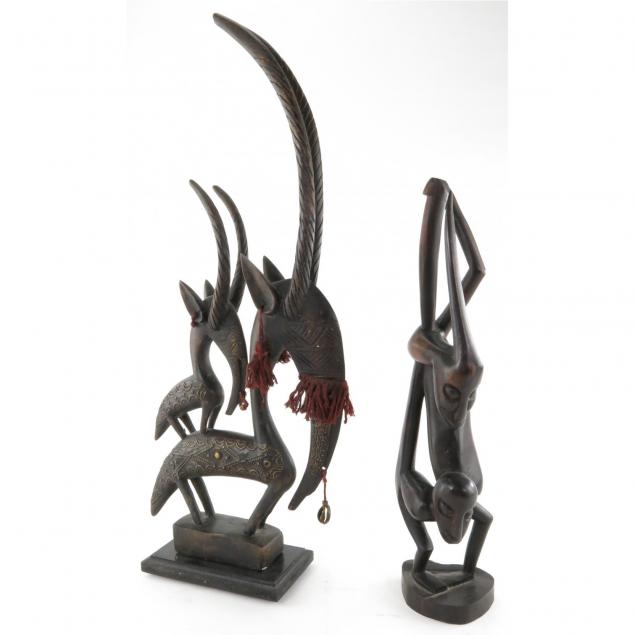 two-tribal-sculptures