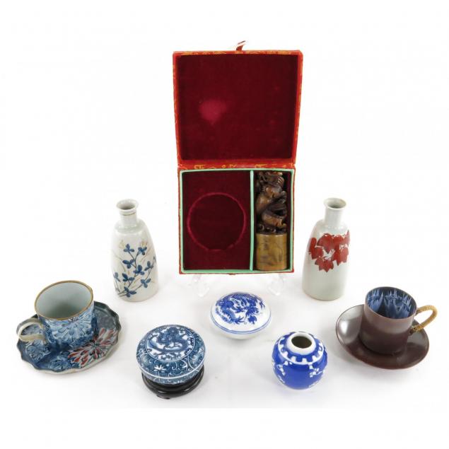 nine-pieces-of-asian-porcelain