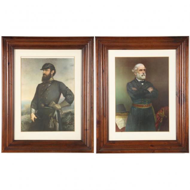 two-decorative-prints-of-confederate-figures