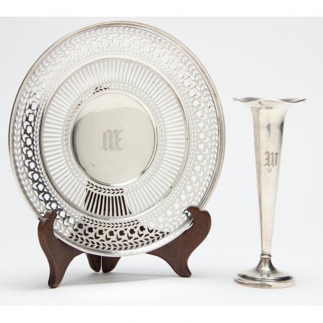 sterling-silver-bud-vase-and-reticulated-dish