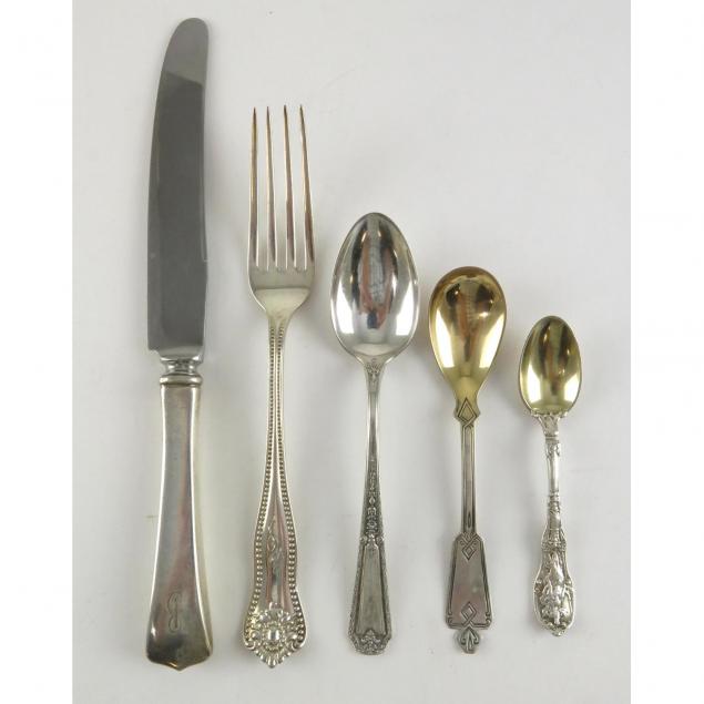 assorted-sterling-silver-flatware