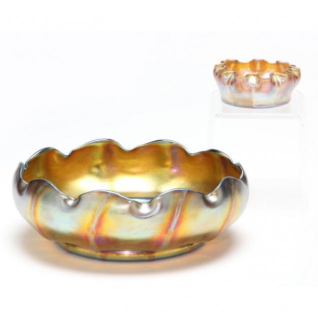 two-l-c-tiffany-favrile-glass-bowls