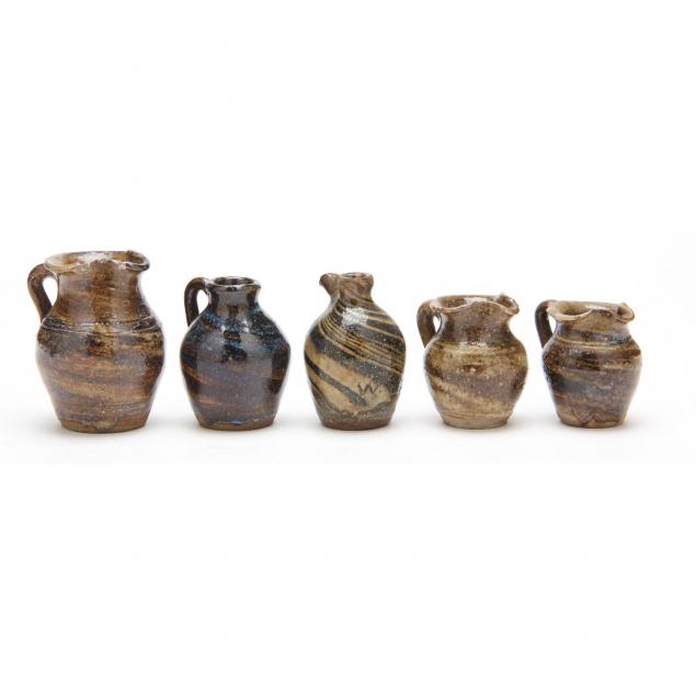 nc-pottery-five-swirl-miniatures