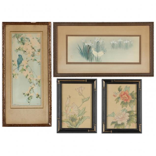 four-framed-asian-artworks