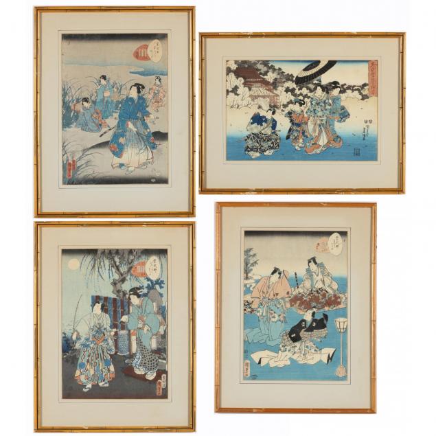 four-19th-century-japanese-woodblock-prints