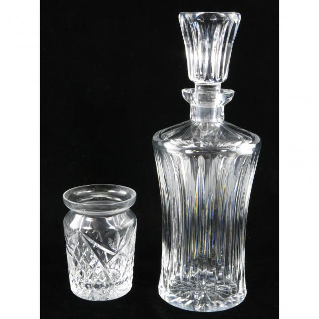 two-pieces-of-cut-glass-bar-acessories