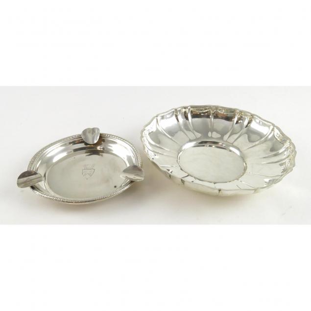 two-sterling-silver-dishes
