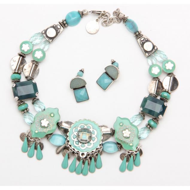 southwestern-turquoise-and-silver-necklace