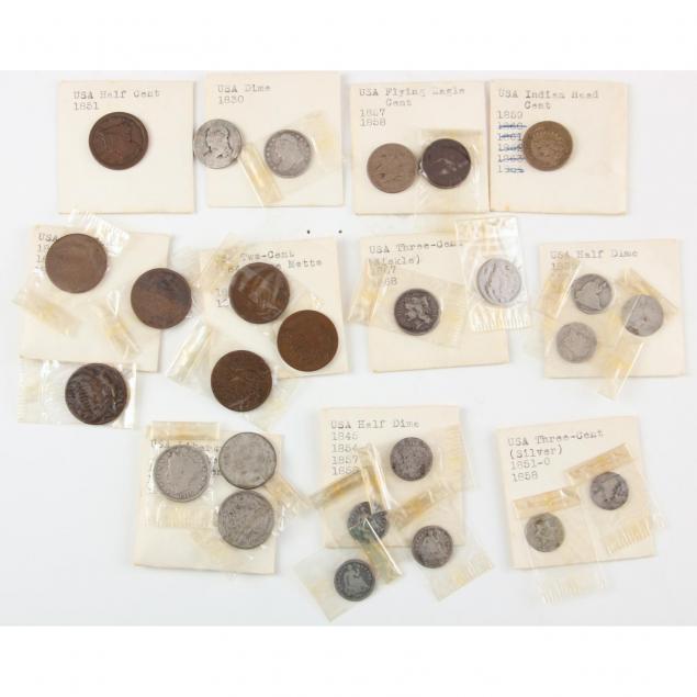 lot-of-26-obsolete-small-denomination-coins