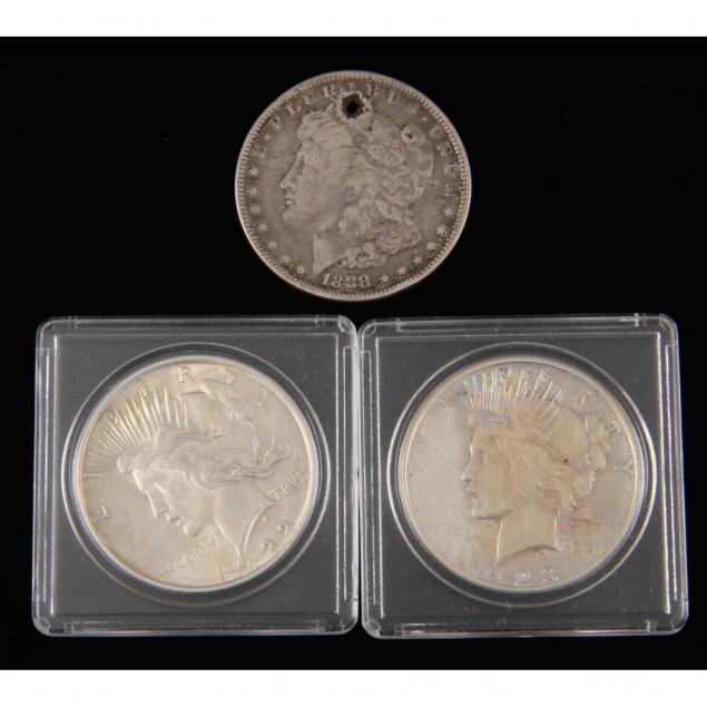 three-u-s-silver-dollars