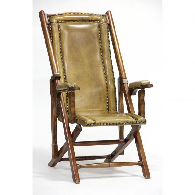vintage-chestnut-and-leather-campaign-chair