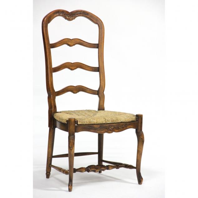 french-walnut-carved-ladderback-chair