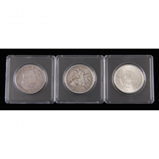 three-classic-commemorative-silver-half-dollars
