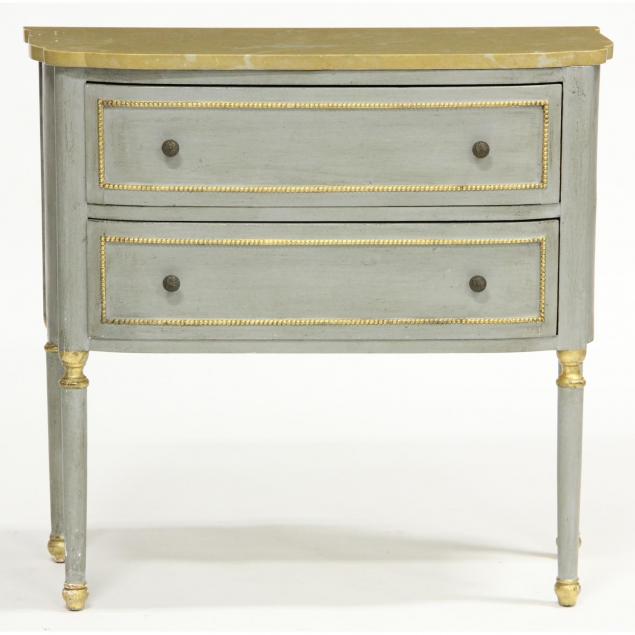 french-provincial-painted-marble-top-dressing-table