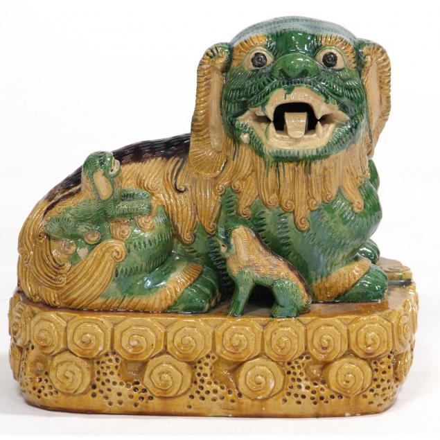 sancai-glaze-foo-dog-group