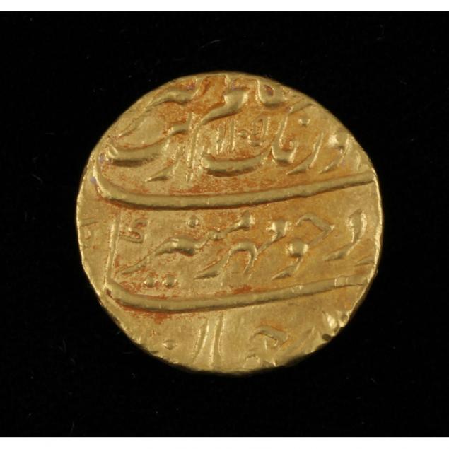 india-mughal-empire-aurangzeb-alamgir-gold-mohur