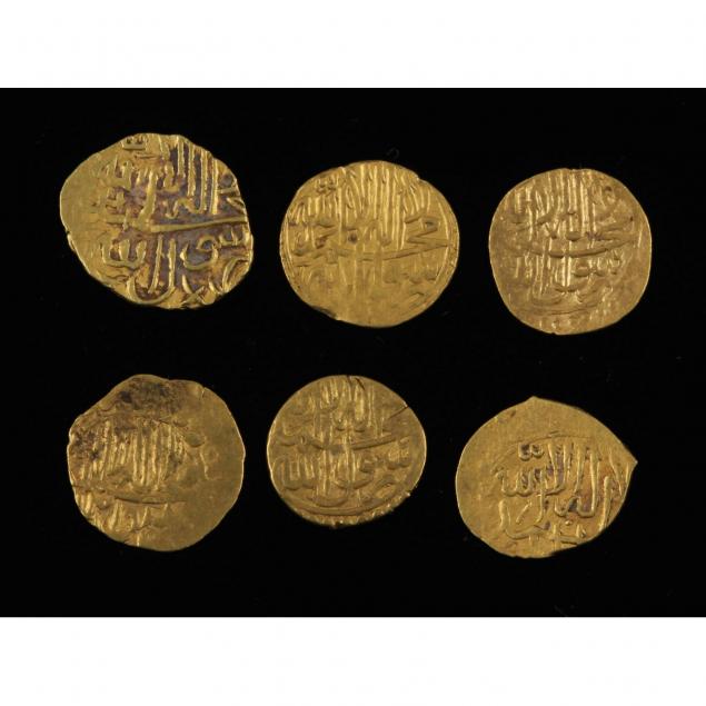 mughal-empire-six-gold-fractional-mohurs