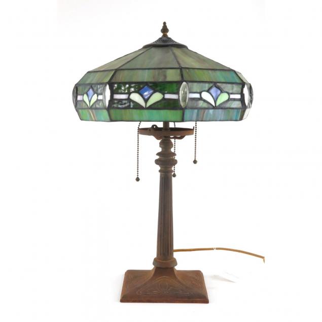 vintage-stained-glass-lamp
