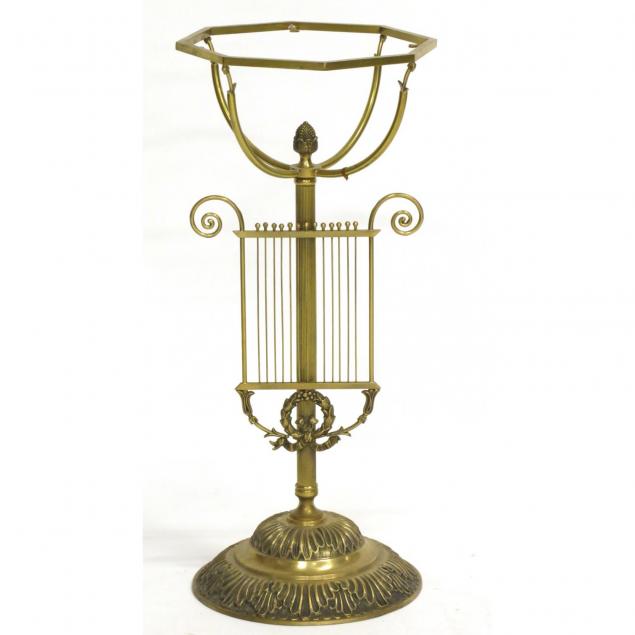 italianate-brass-lyre-form-side-table