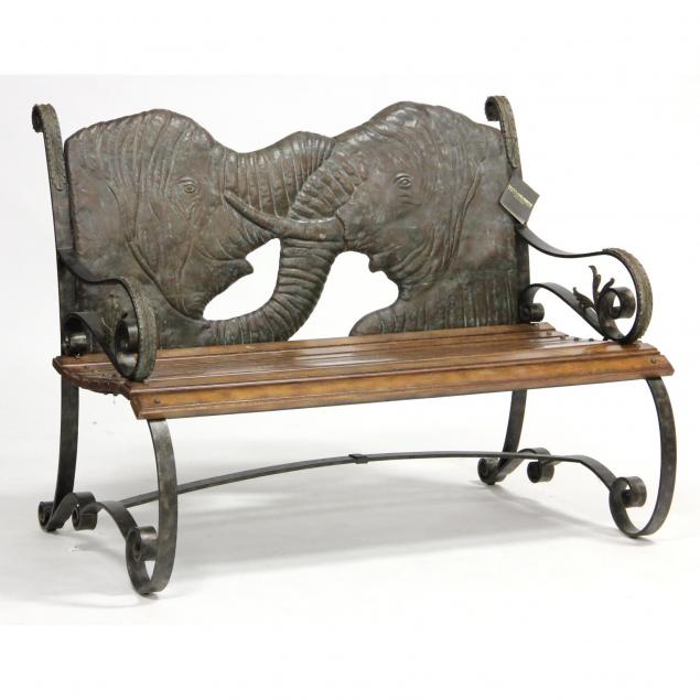 maitland-smith-elephant-bench