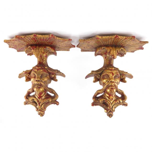 pair-of-ceramic-asian-figural-wall-brackets