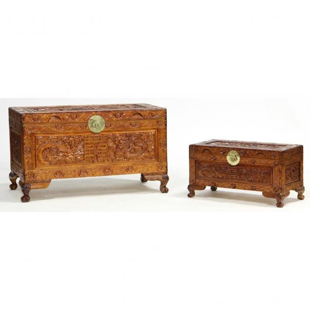 two-asian-carved-chests