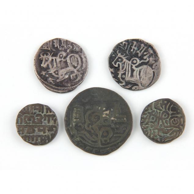 hindu-shahi-kings-of-kabul-five-coins