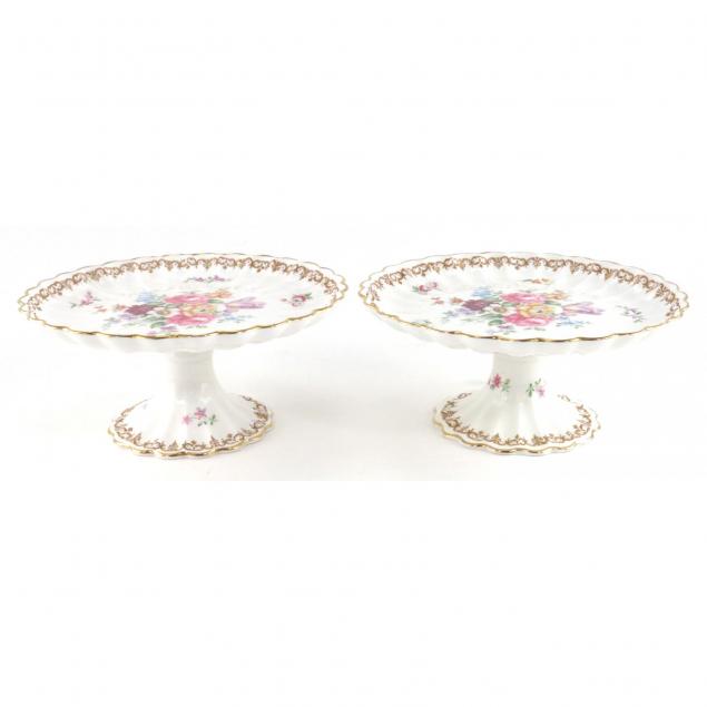 pair-of-crown-staffordshire-england-s-bouquet-tazzas