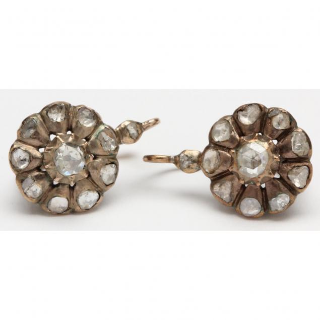 antique-diamond-ear-clips