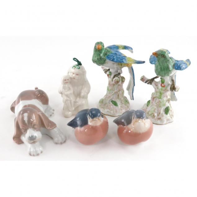 six-porcelain-figural-items