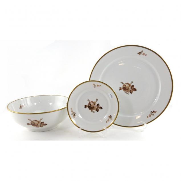 3pc-royal-copenhagen-brown-rose-serving-dishes