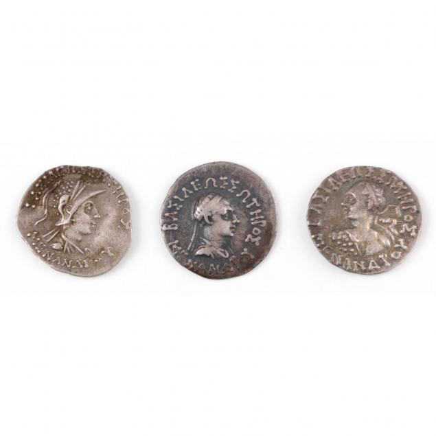 bactrian-kingdom-menander-160-145-b-c-three-silver-drachms
