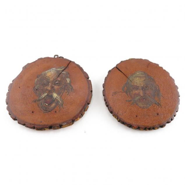 pair-of-german-painted-tree-plaques-with-faces