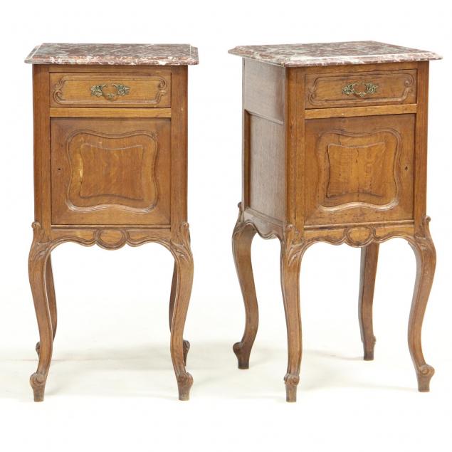 pair-of-french-provincial-marble-top-nightstands