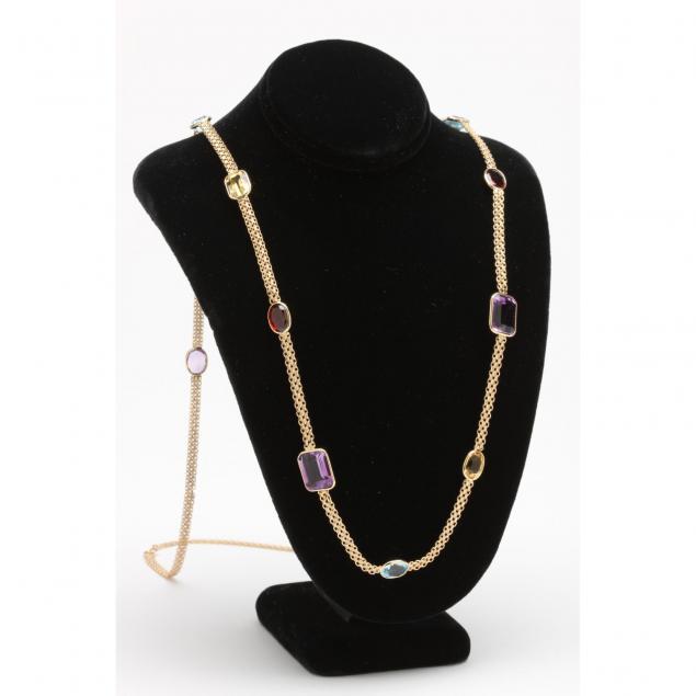 14kt-gem-set-chain-necklace