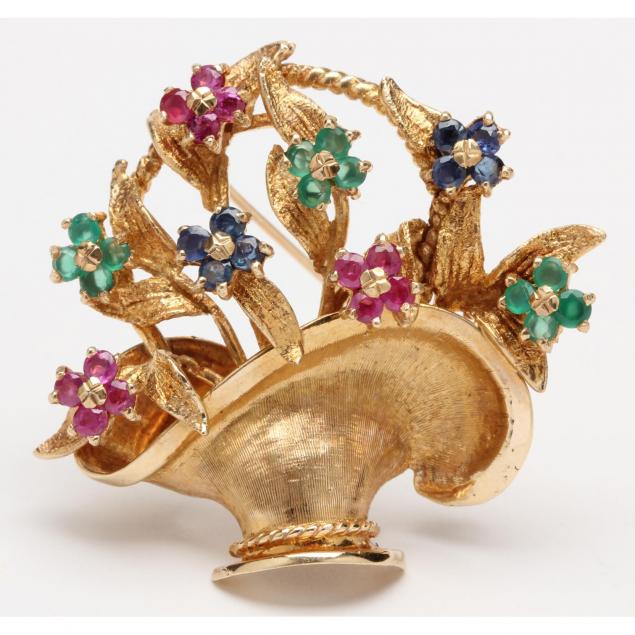 14kt-gem-set-brooch