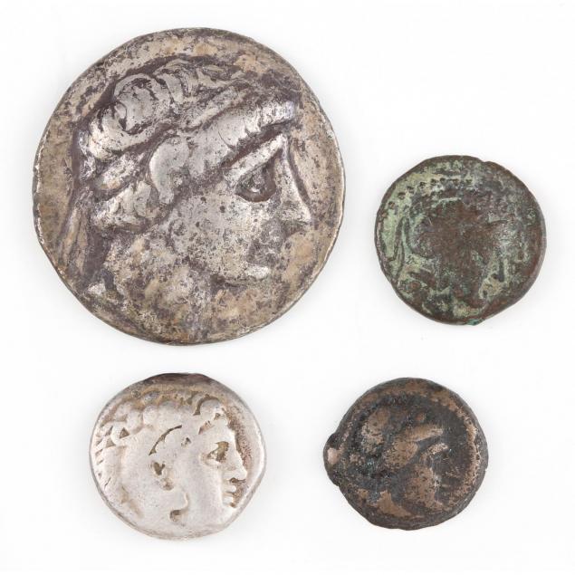 four-hellenistic-greek-coins