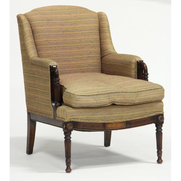 mahogany-inlaid-library-chair