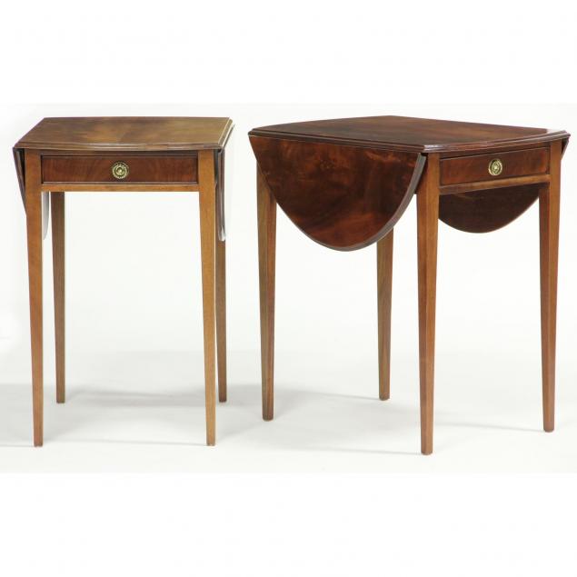 pair-of-mahogany-one-drawer-pembroke-side-tables