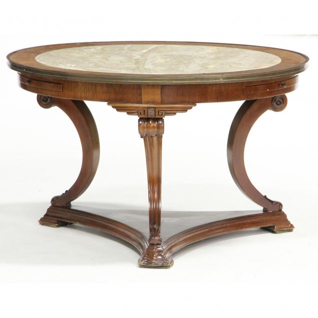 classical-revival-style-marble-top-coffee-table